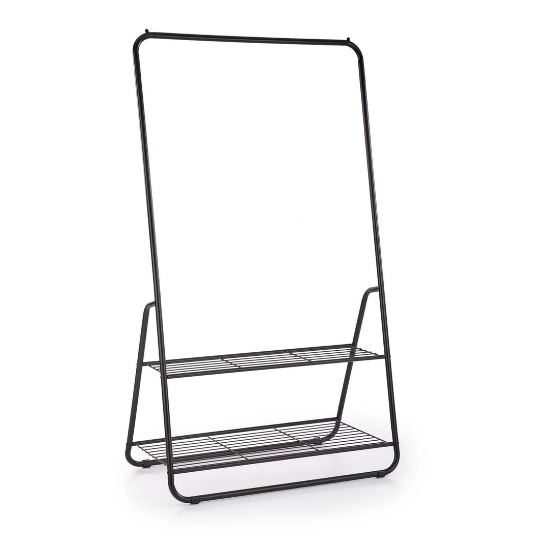 Modernus juodas stalas iš milteliniu būdu dažyto plieno