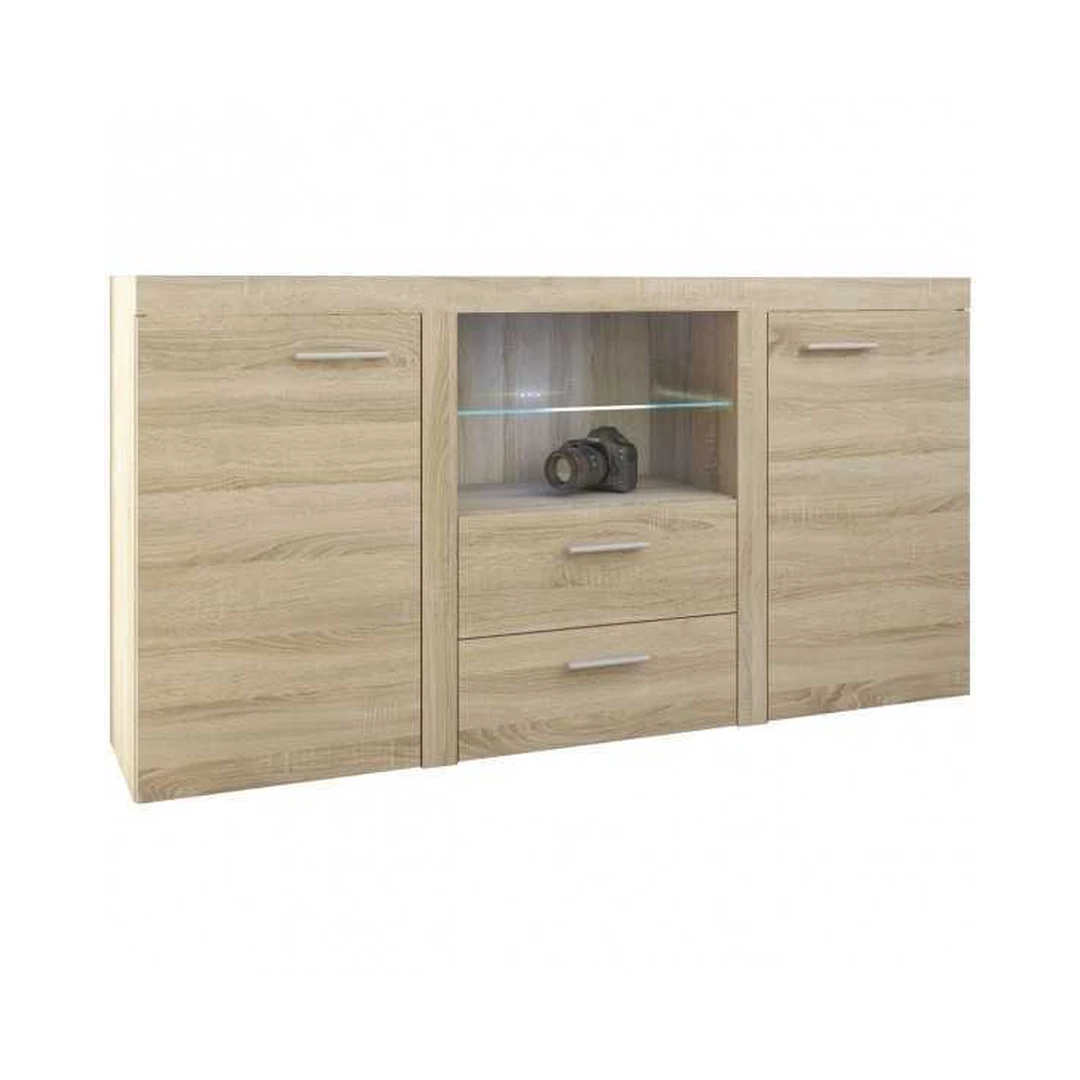 Moderni spinta Sonomos ąžuolo spalvos, 156,4 cm pločio