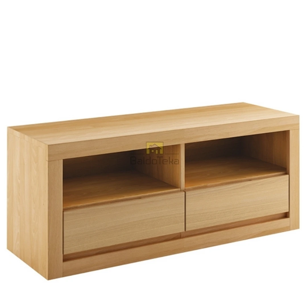 Natūralaus buko medžio spintelė 120x50x41 cm