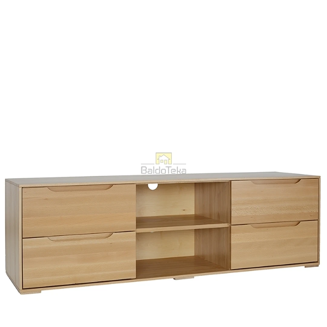 Natūralaus buko medžio stalas – 150x45x41 cm