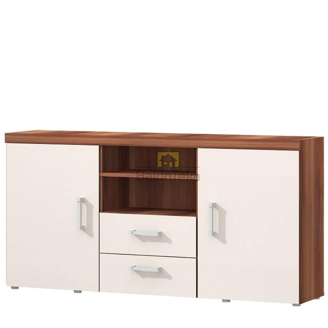 Moderni spintelė San Marino ir Kreminė matinė spalva