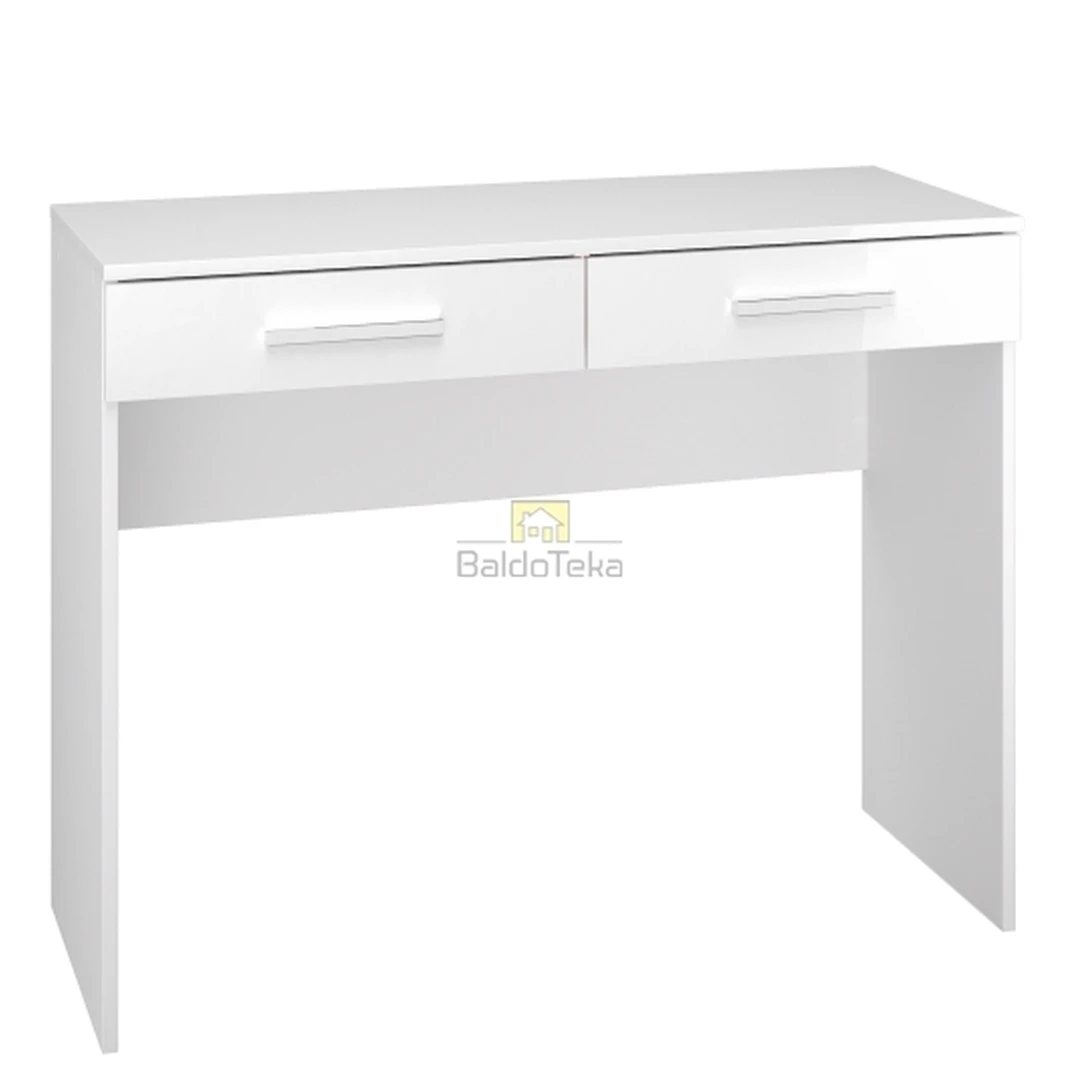 Elegantiška balta spintelė su pilno ištraukimo bėgeliais