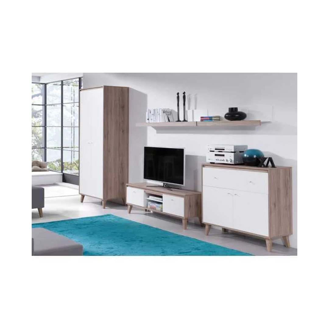 2D drabužių spinta su ABS plastiko kojomis