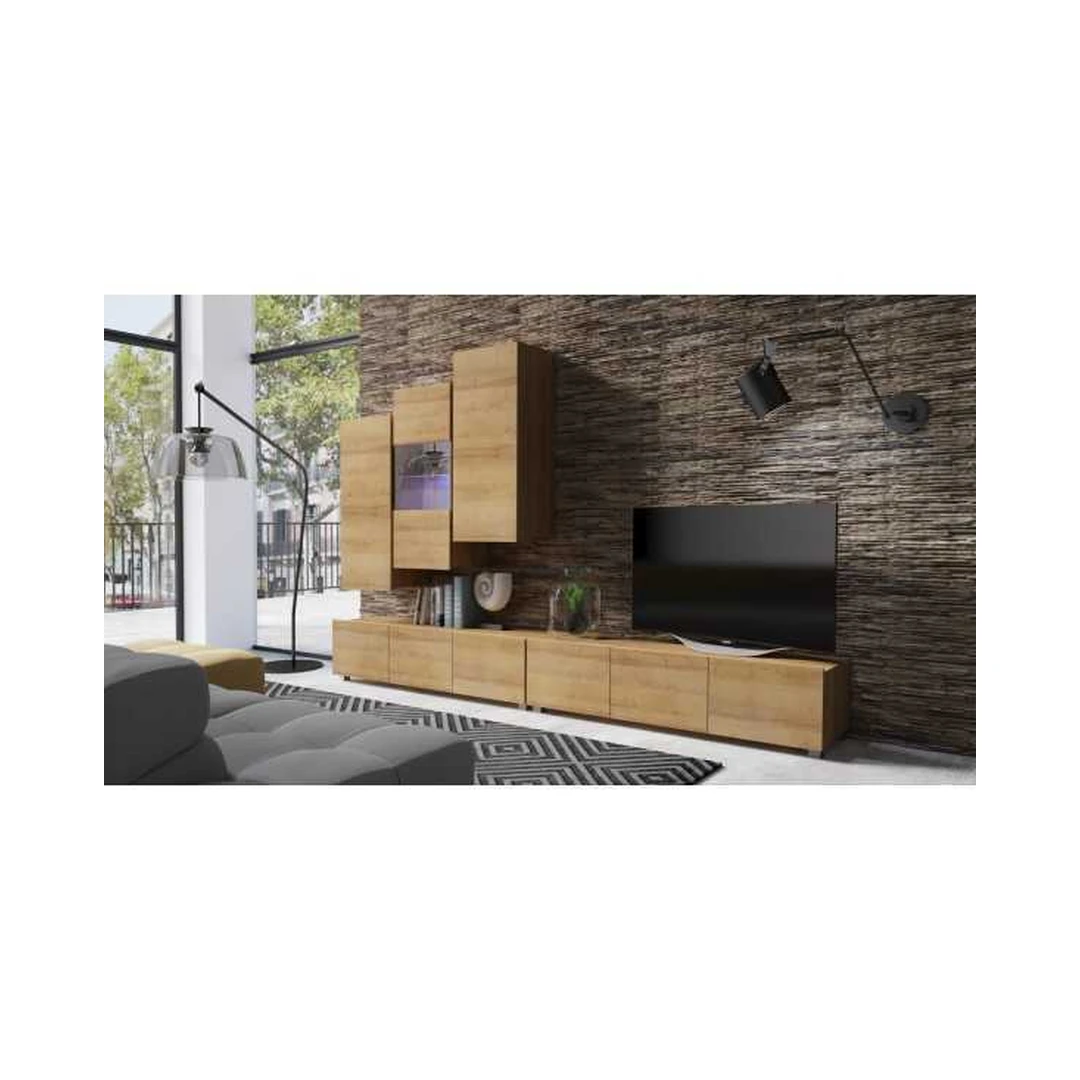 Modernus gabaritinis baldų komplektas su LED apšvietimu