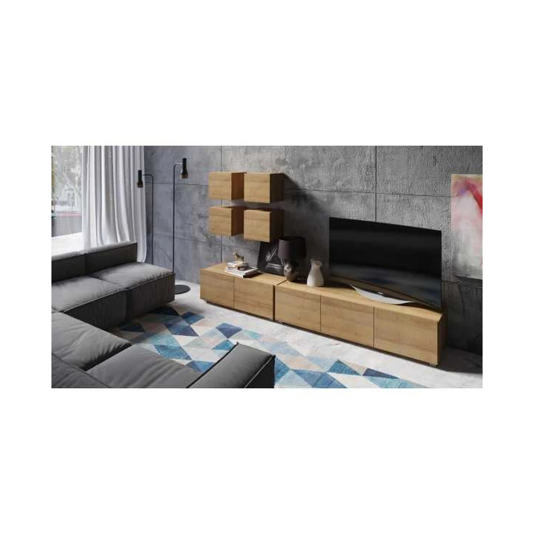 Modernus gabaritinis baldų komplektas su LED apšvietimu