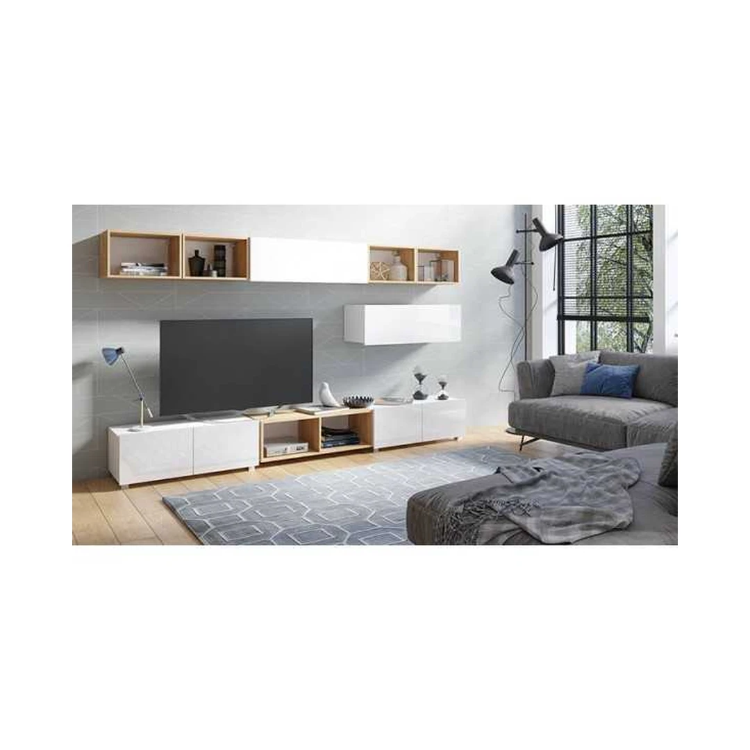 Modernus baldų komplektas su koreguojamais matmenimis