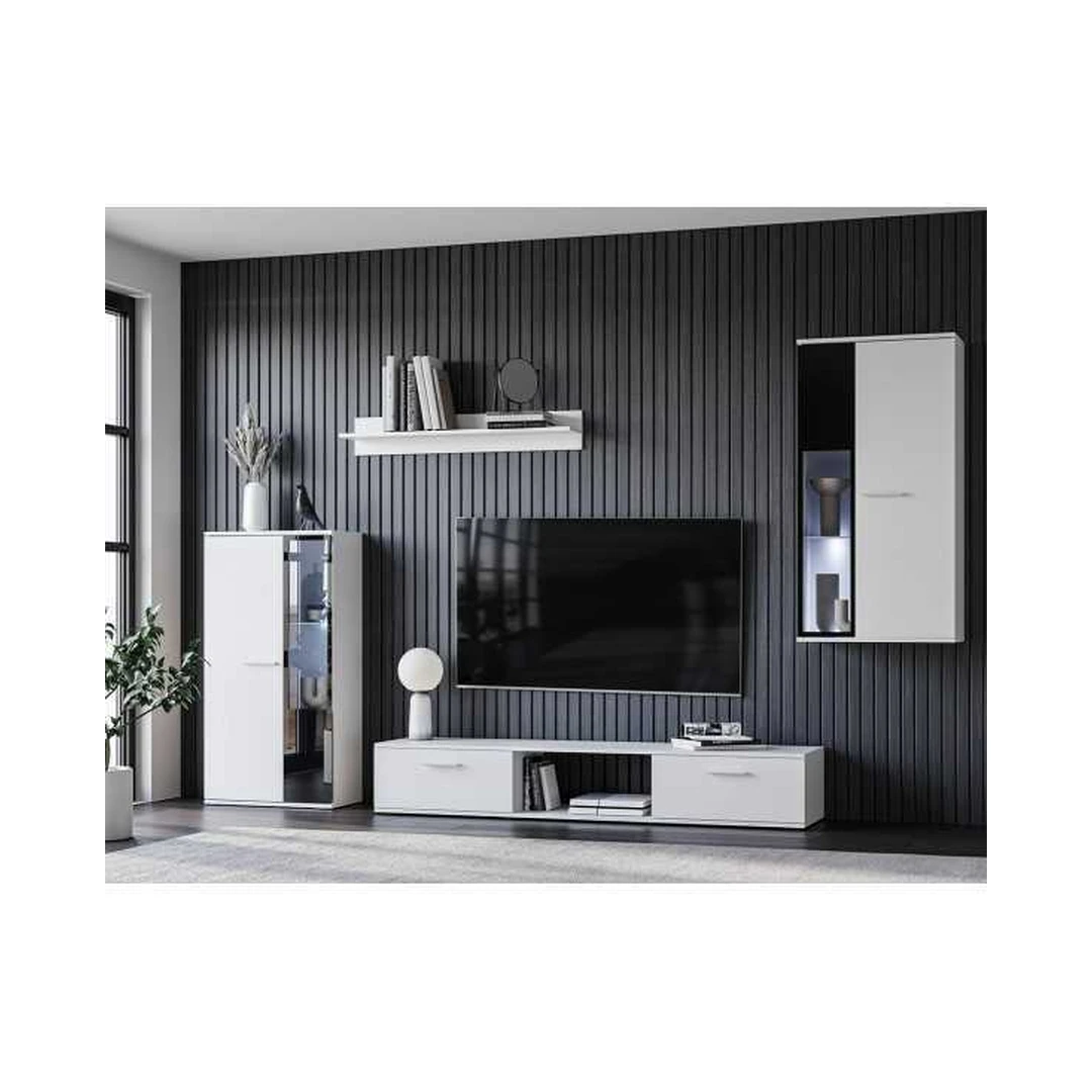 Modernus baltas sieninis blokas su koreguojamais tarpais