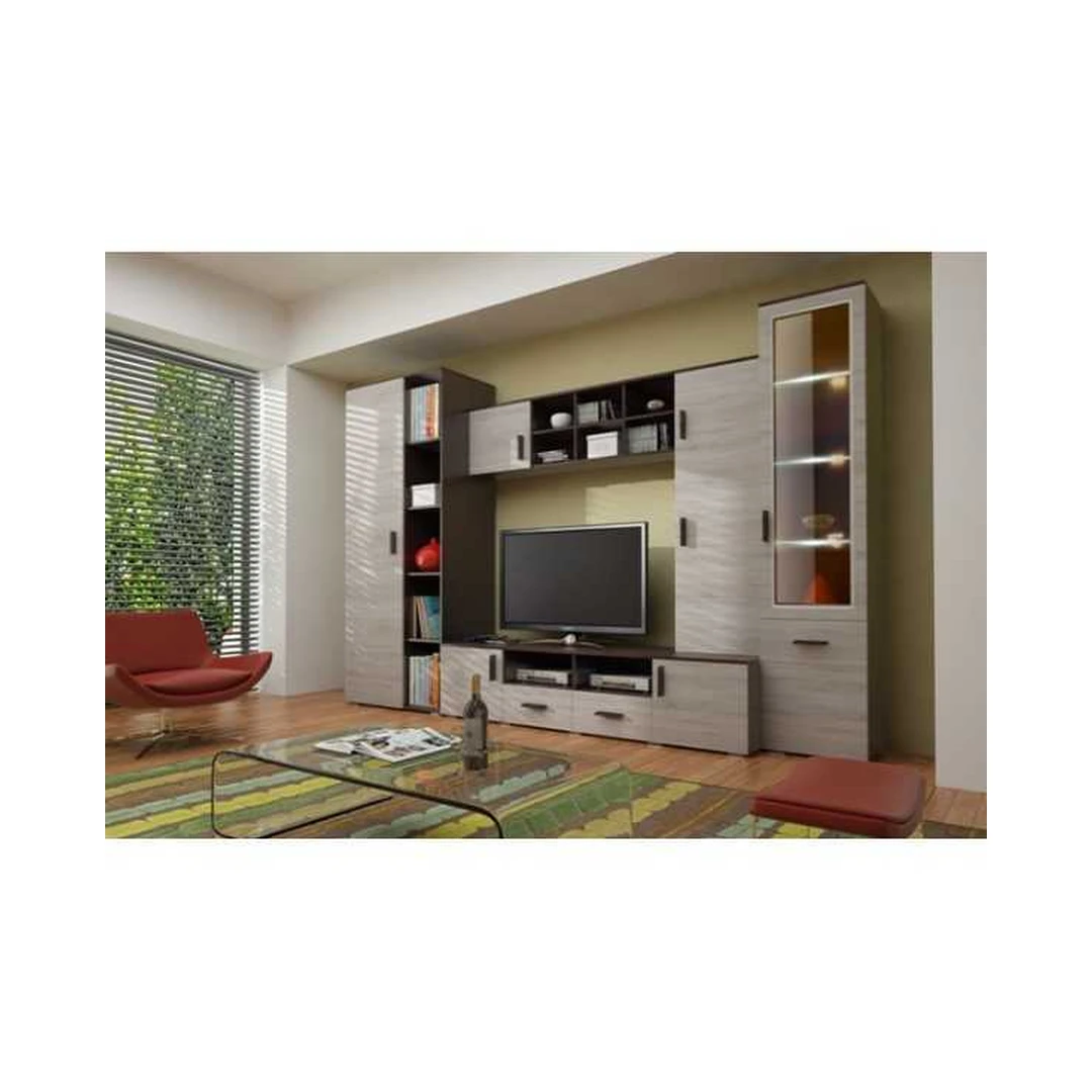 Moderni sekcija LARA AS su LED apšvietimu