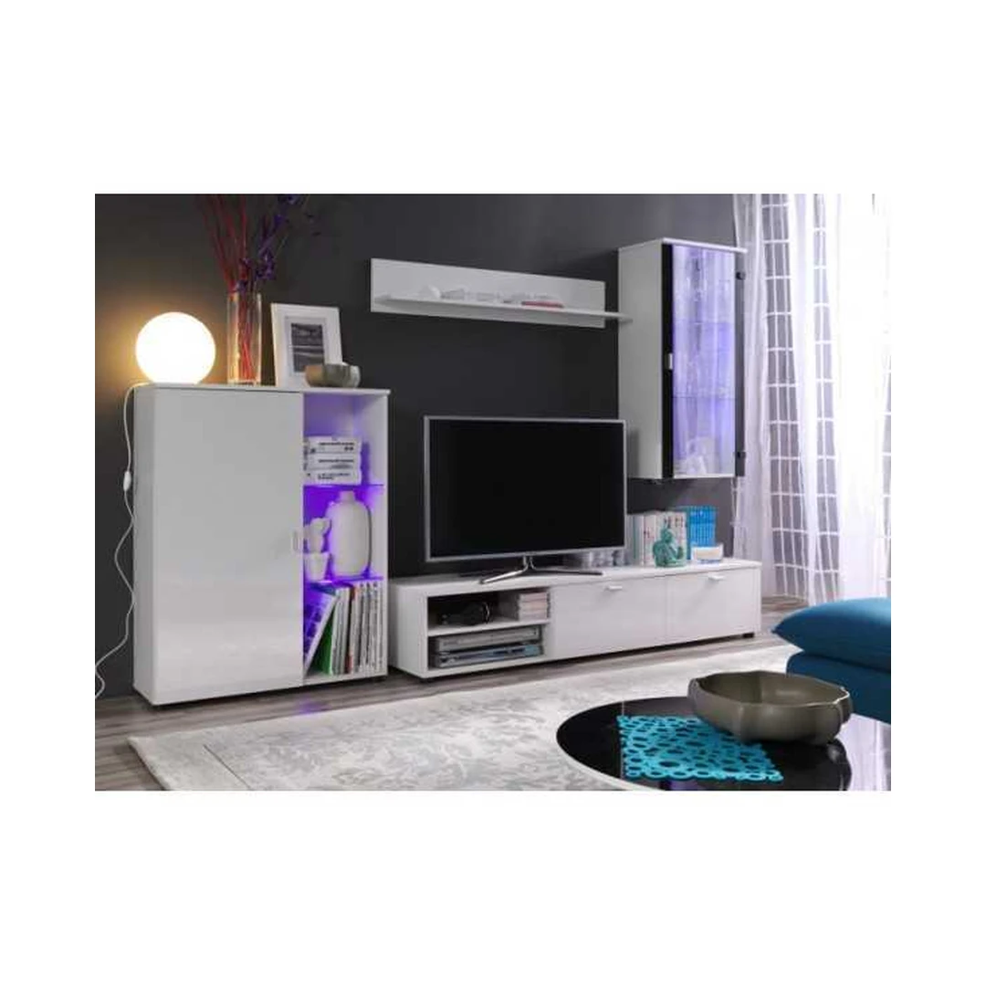 Šiuolaikinė pakabinama spintelė su stiklu