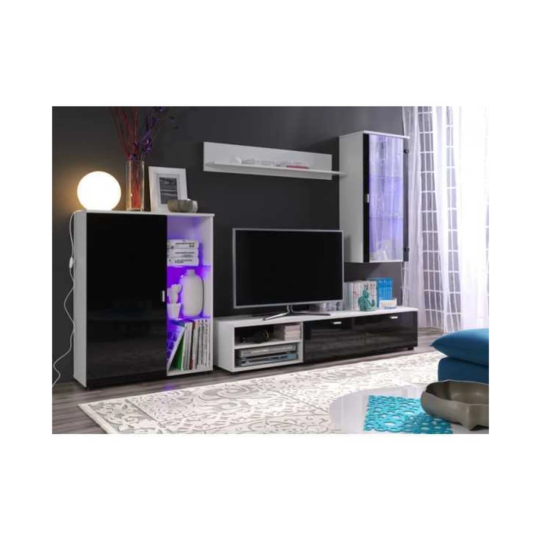 Šiuolaikinė pakabinama spintelė su stiklu