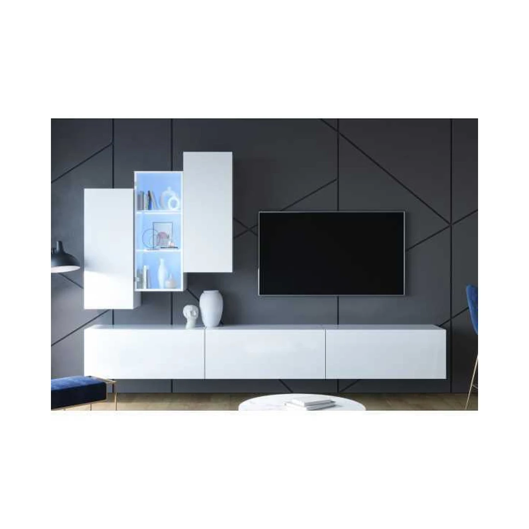 Moderni pakabinama spintelė ON4A baltos spalvos