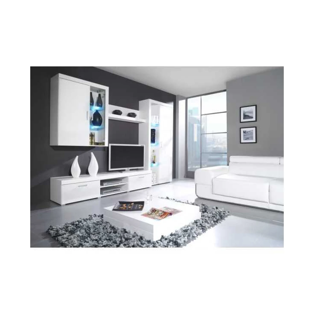 SM2 Lentynos su lentynomis - Balta arba Balta blizgi