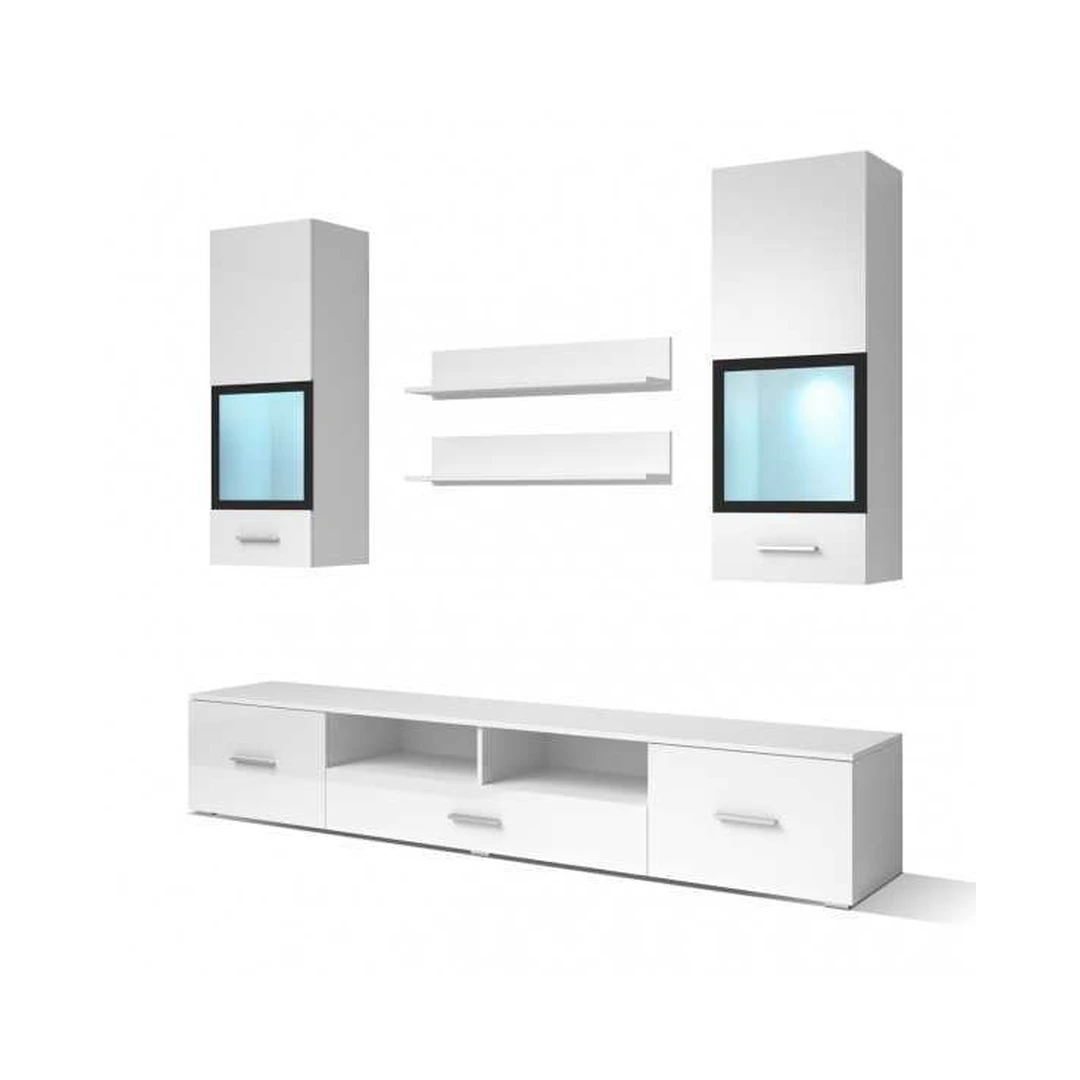 Šiuolaikiški pakabinami baldai su LED apšvietimu