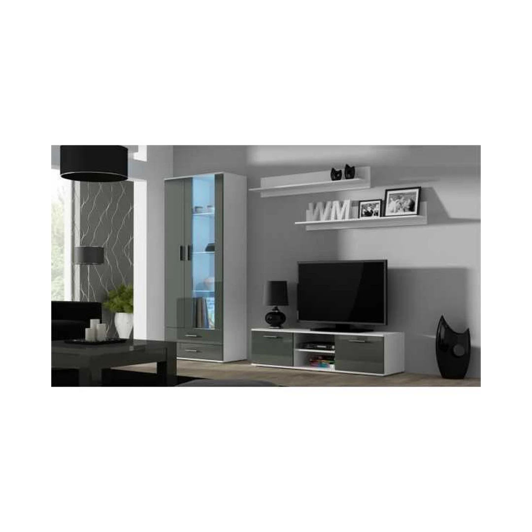 Moderni RTV 140 SOHO SH4 komoda su LED apšvietimu