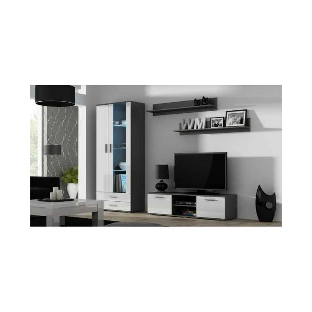 Moderni RTV 140 SOHO SH4 komoda su LED apšvietimu