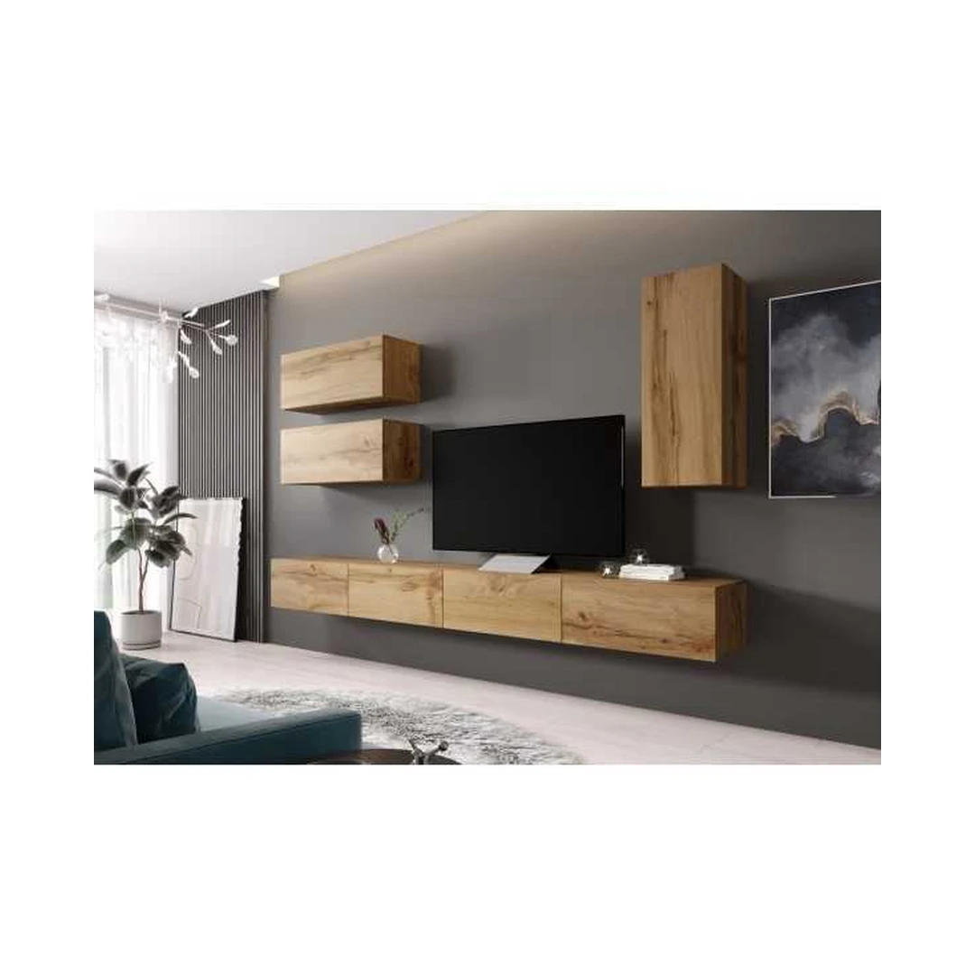 Moderni TV spintelė su vitrinomis VIGO