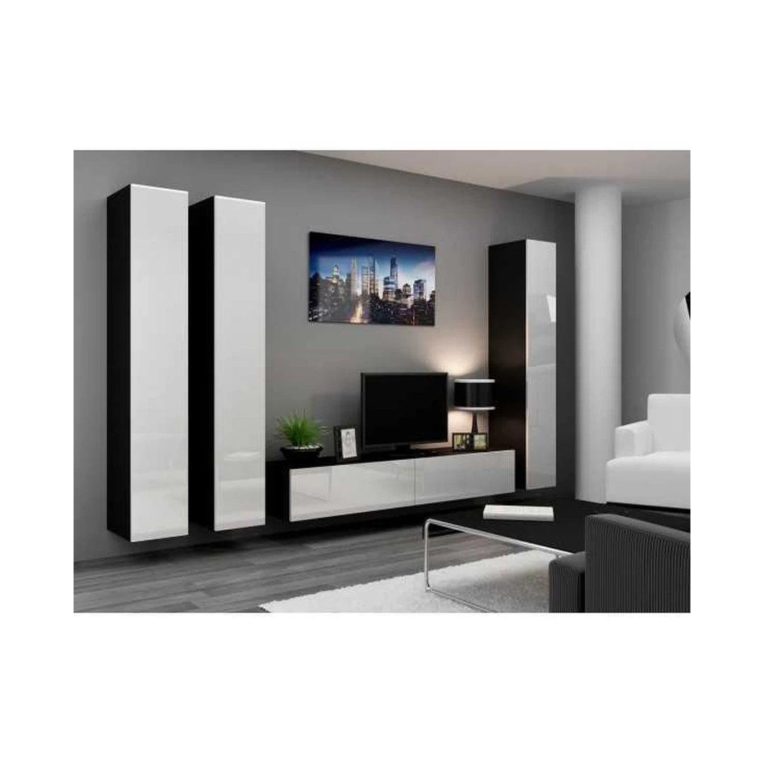 Moderni TV spintelė su vitrinomis VIGO VG1 ir VG2