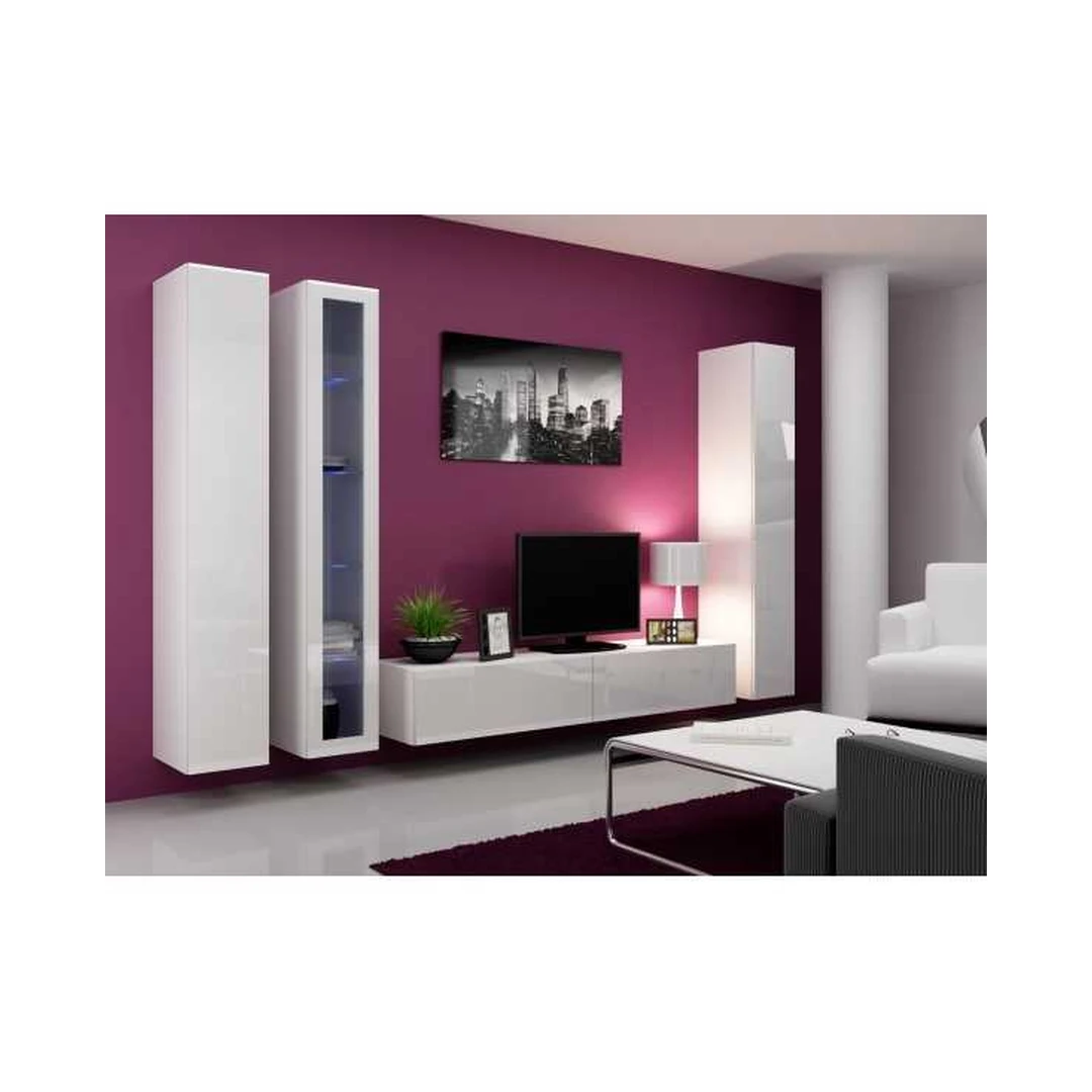 Moderni TV spinta VIGO VG1 su vitrinomis