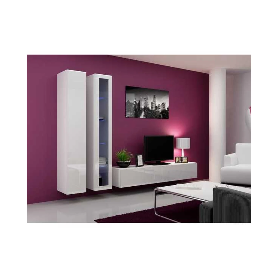 Moderni TV spintelė su vitrinomis VIGO VG1, VG2, VG3