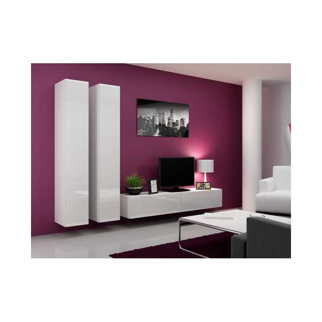 Moderni TV spintelė su vitrinomis VIGO