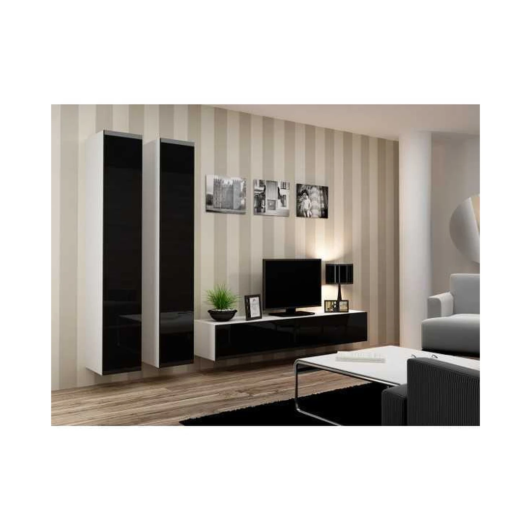 Moderni TV spintelė su vitrinomis VIGO VG1/VG2