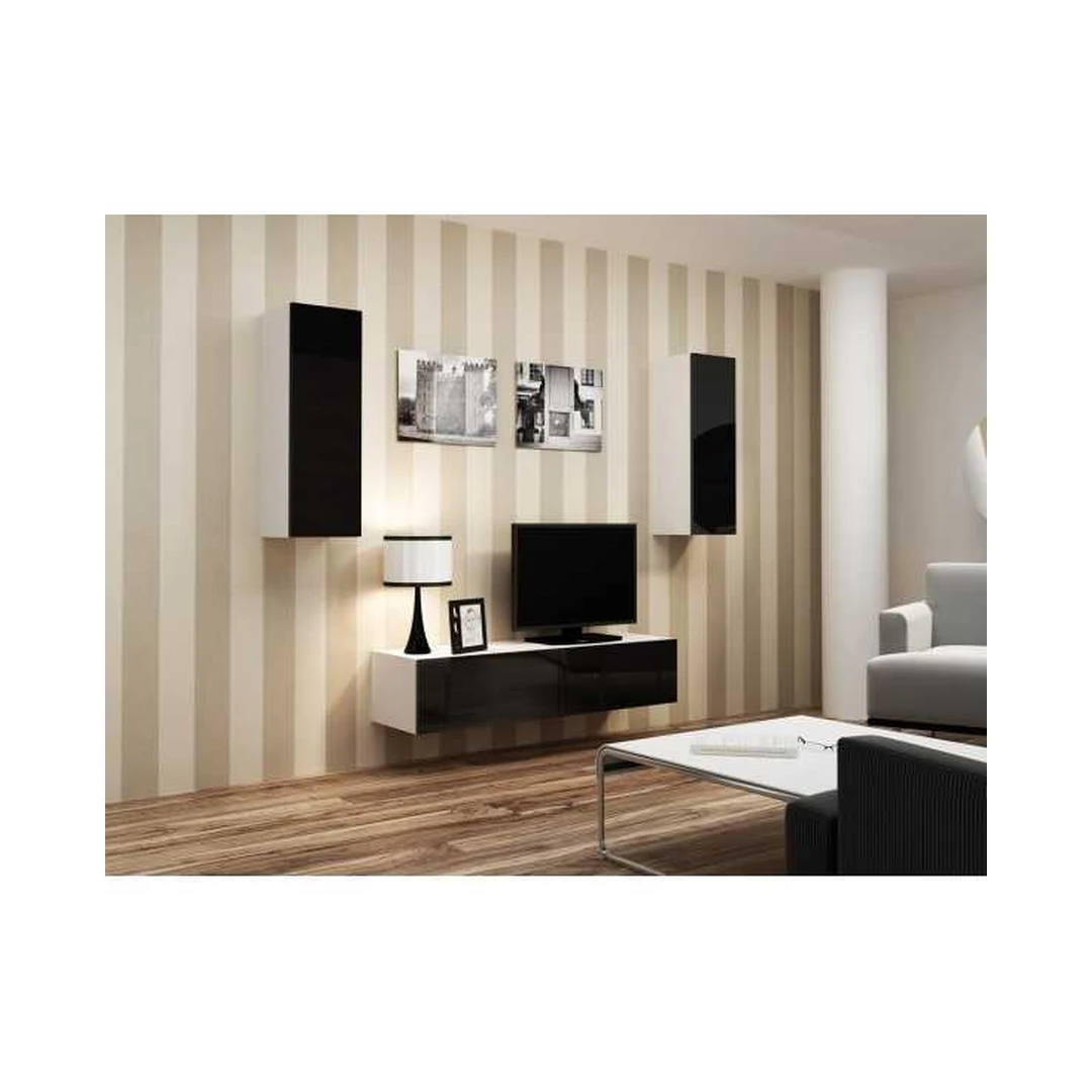 Moderni TV spintelė su pakabinomis spintelėmis VIGO