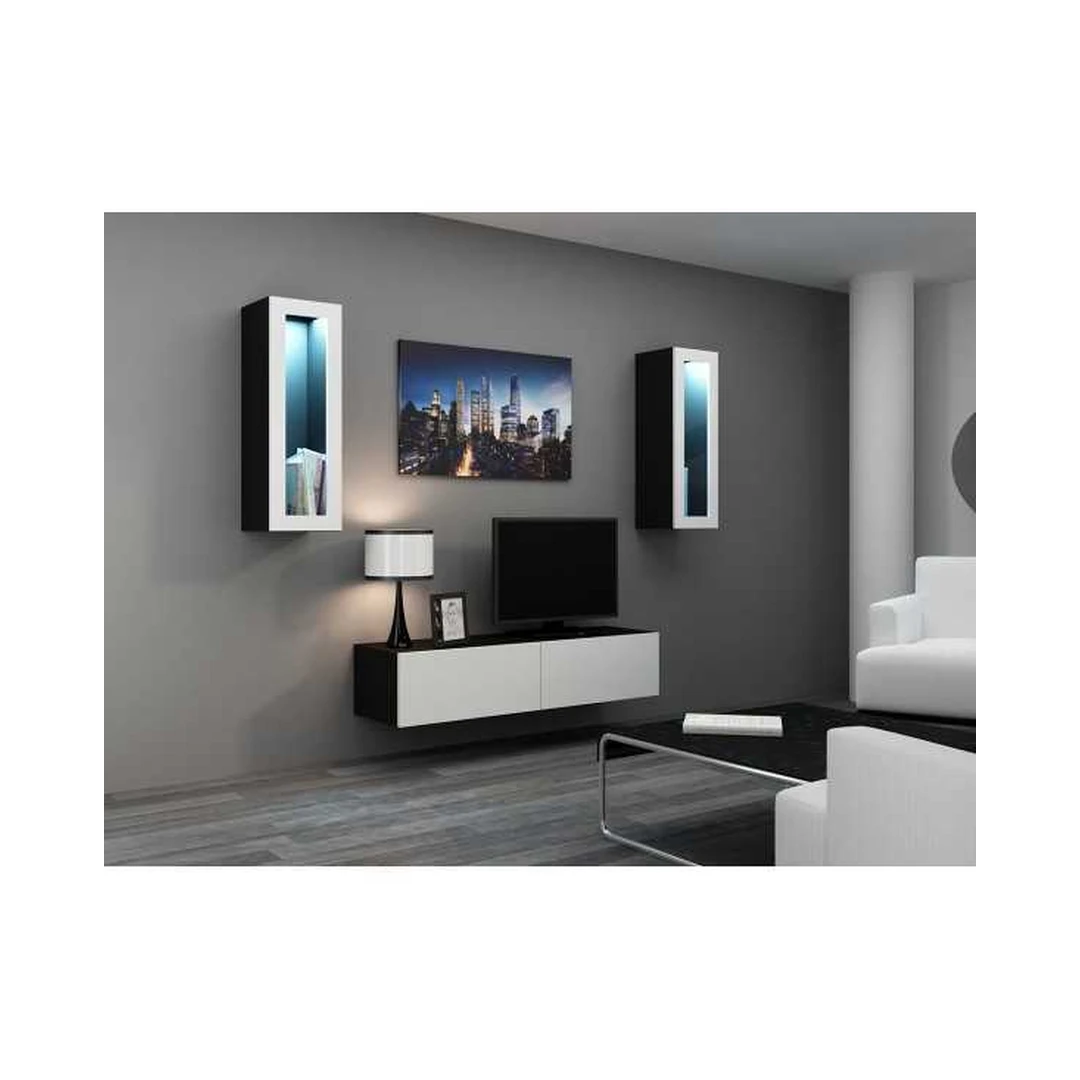 Šiuolaikiška TV spintelė su LED apšvietimu