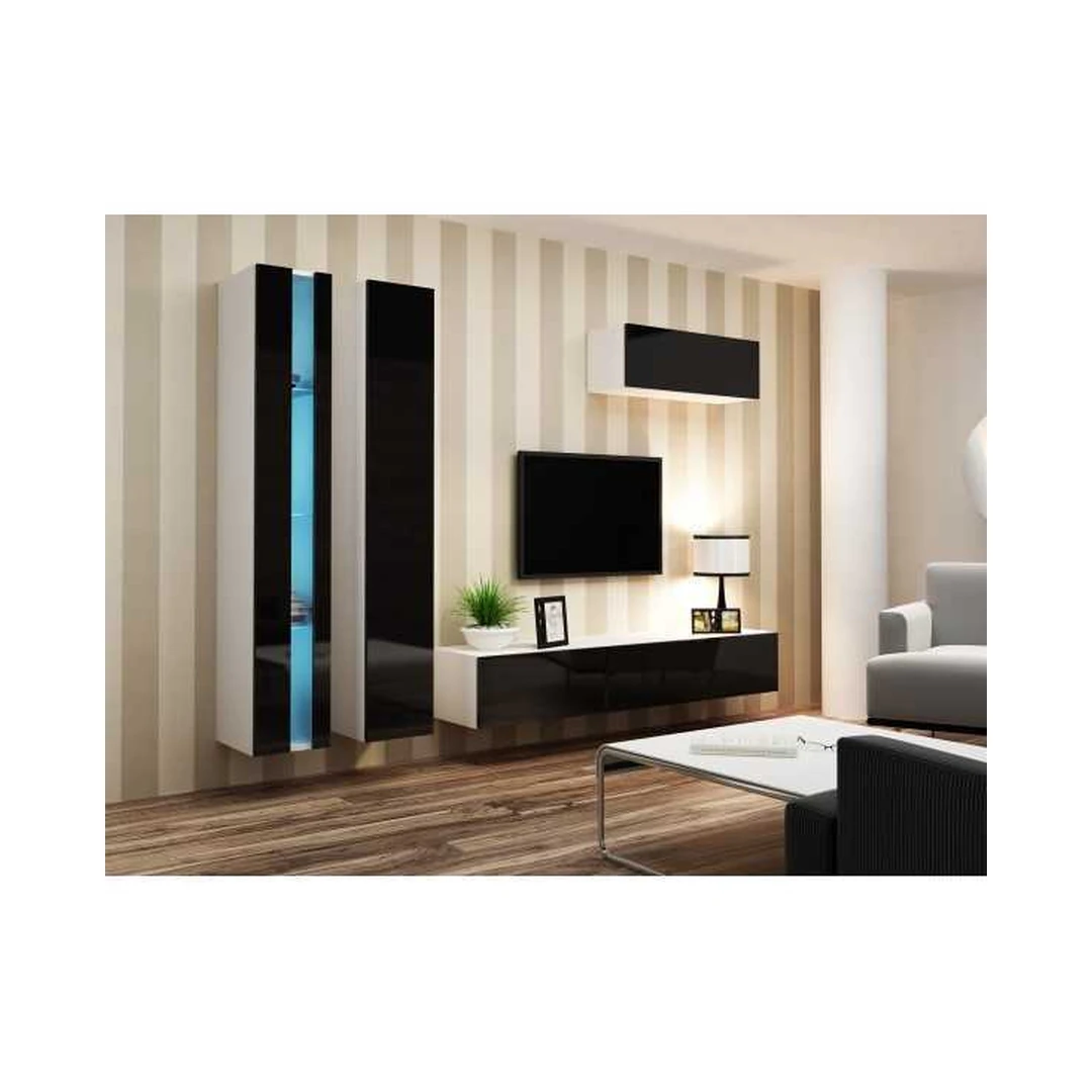 Moderni TV spintelė su vitrinomis VIGO VG1