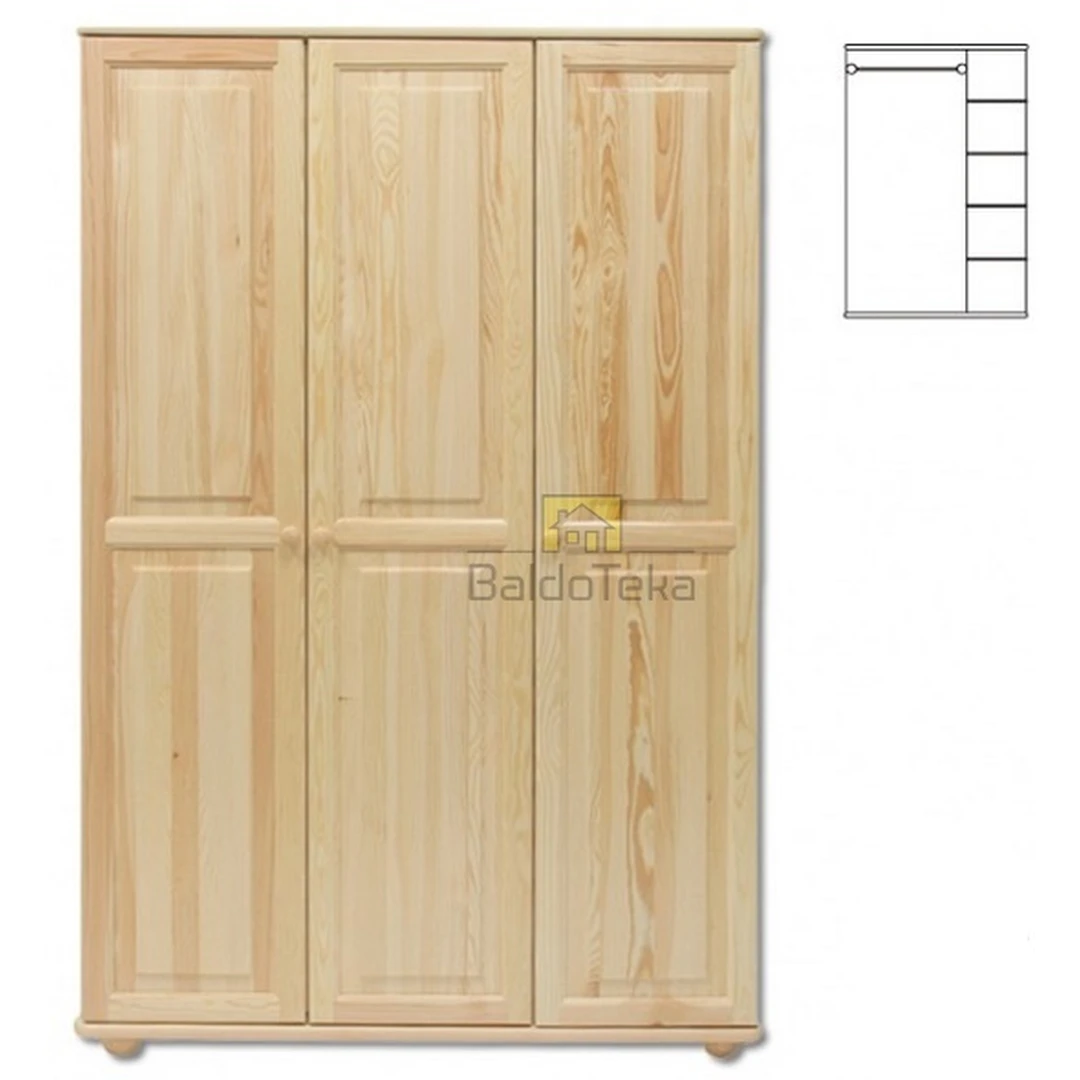 Natūrali pušies malkinė 120x190x60 cm