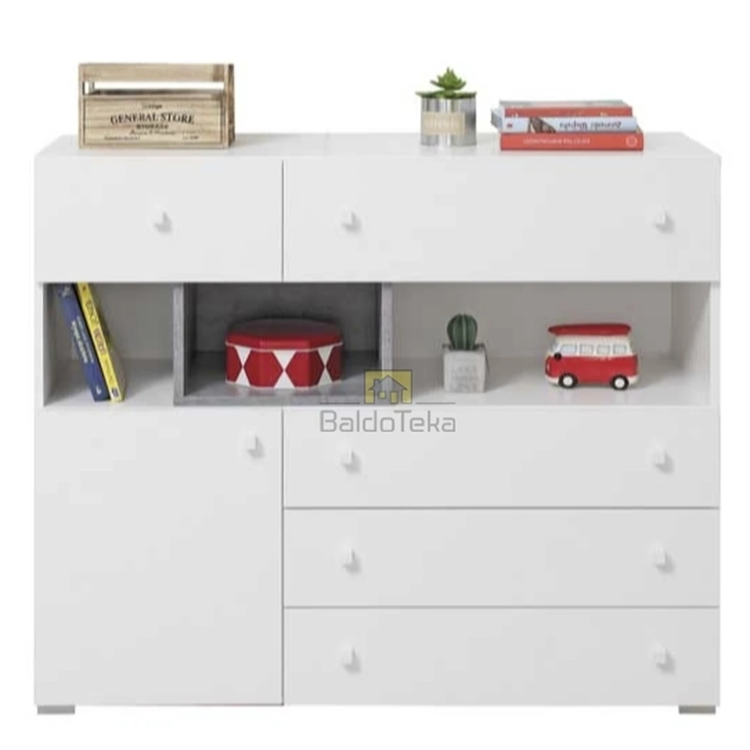 Ergonominė spintelė 110x90x40 cm, spalva pagal pasirinkimą