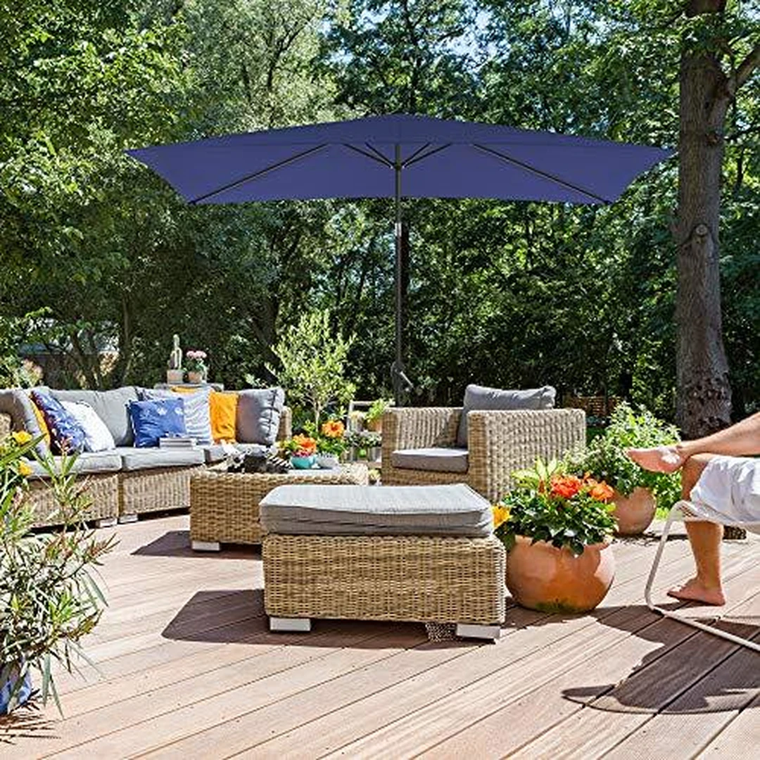 Didesnis 3x2 m skėtis su UV apsauga UPF 50+