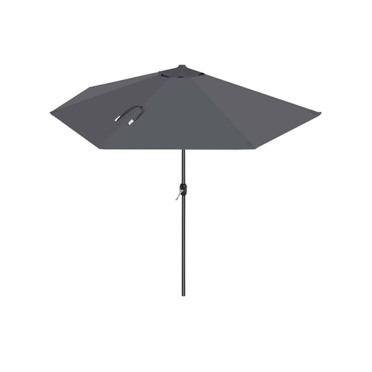 Skėtis, pilkos spalvos Ø 270 cm GPU31GY - Lauko skėčiai