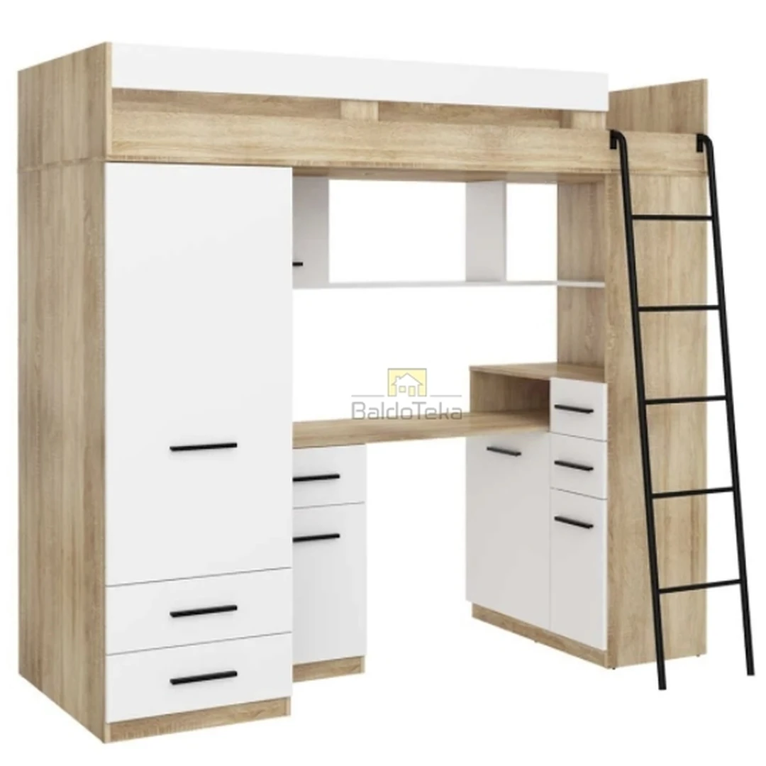 Moderni lova su tylaus uždarymo sistema