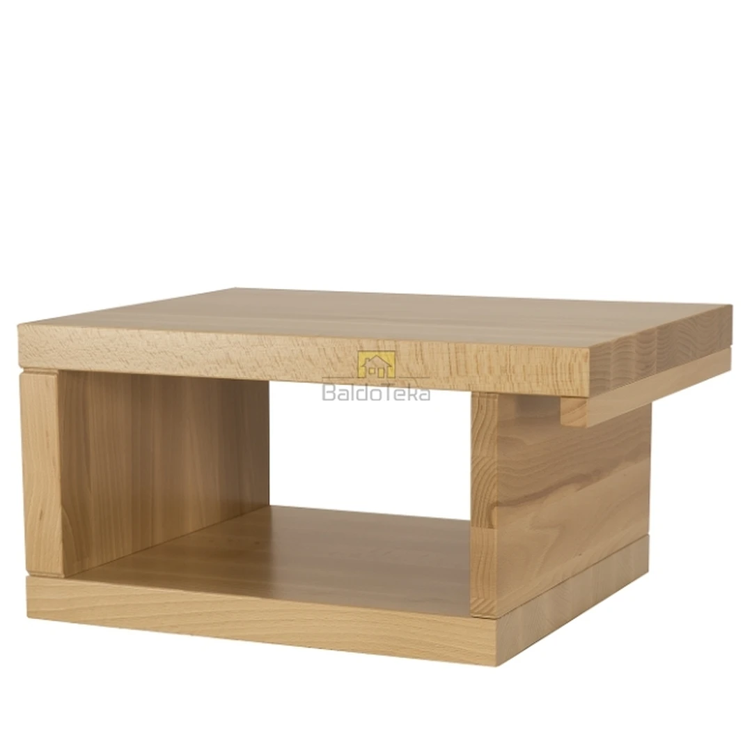 Natūralaus buko medžio dėžutė 40x20x30 cm