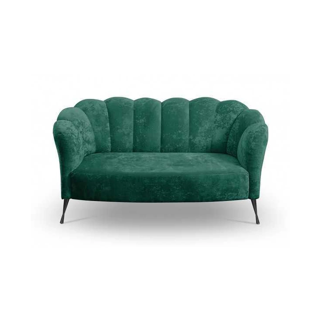 Ergonomiškas sofos komplektas su auksinėmis kojomis