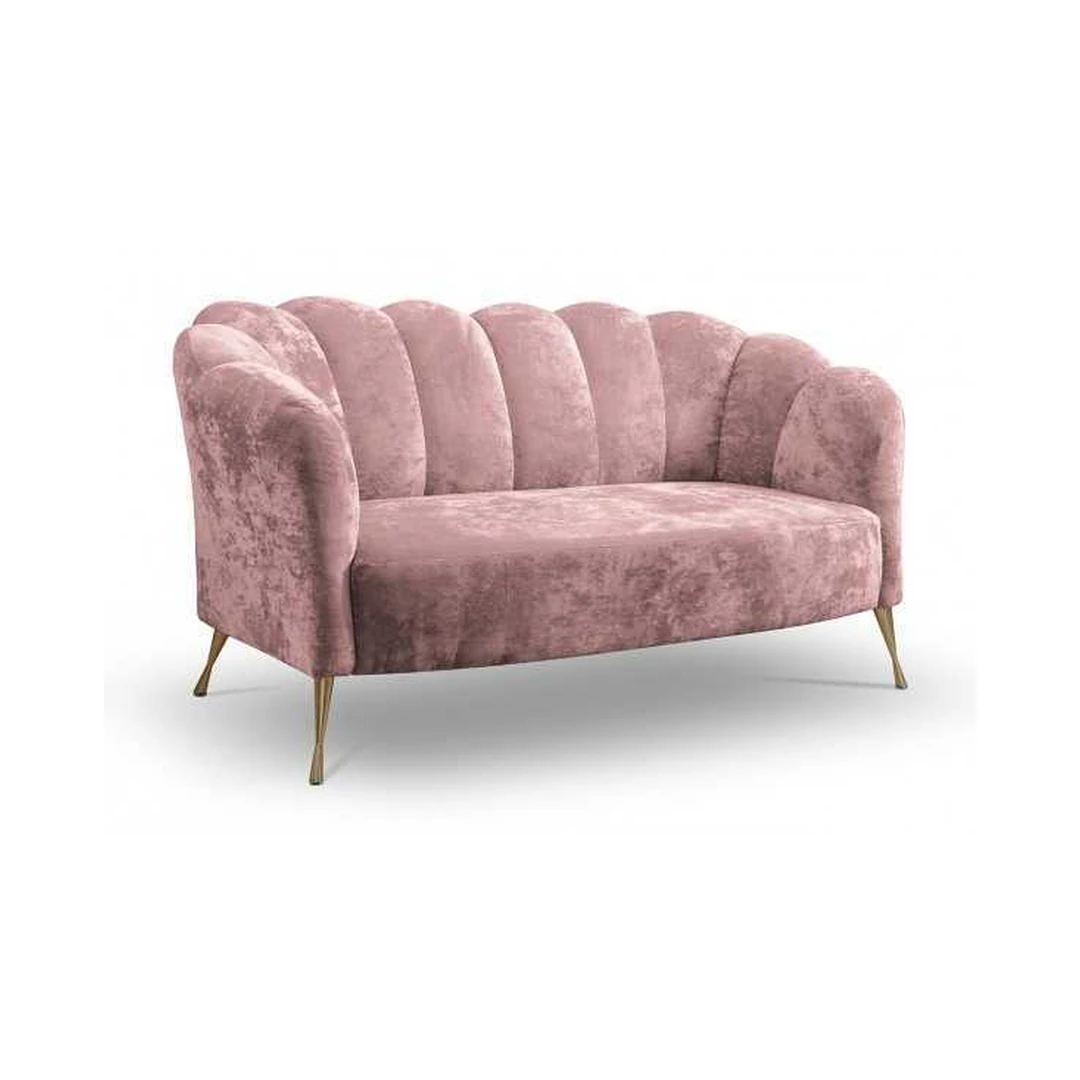 Ergonominis sofos kėdės komplektas su aukso kojomis