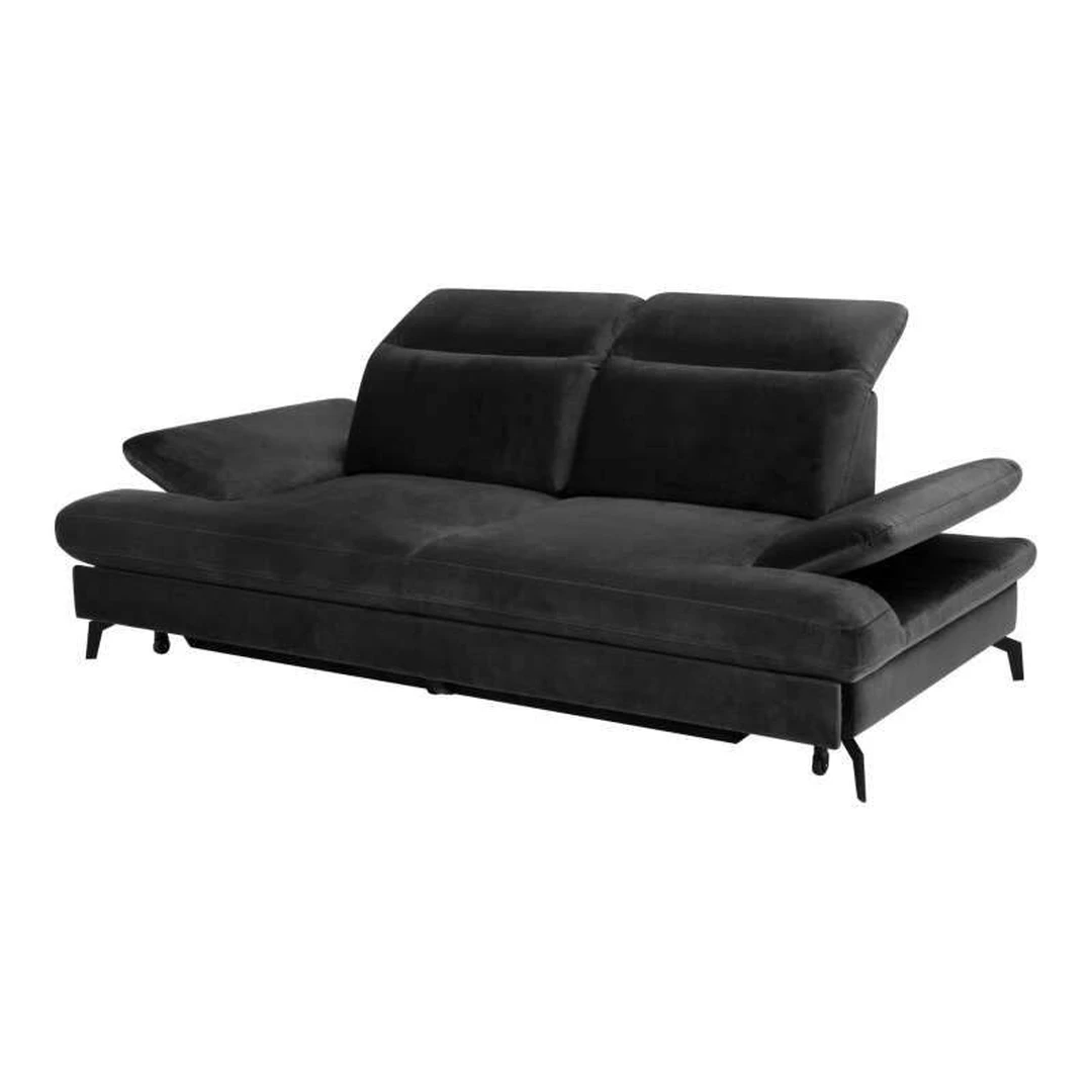 Elegantiška minkšta sofa su šilkiniu apmušalu