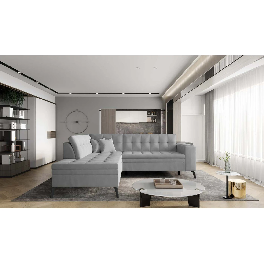 Elegantiška kampinė sofa EL1053 – komfortas ir stilius