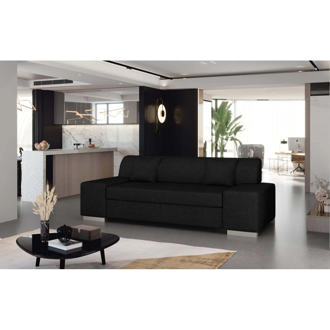 Stilinga minimalizmo sofa EL1200 su patogiu atlošu