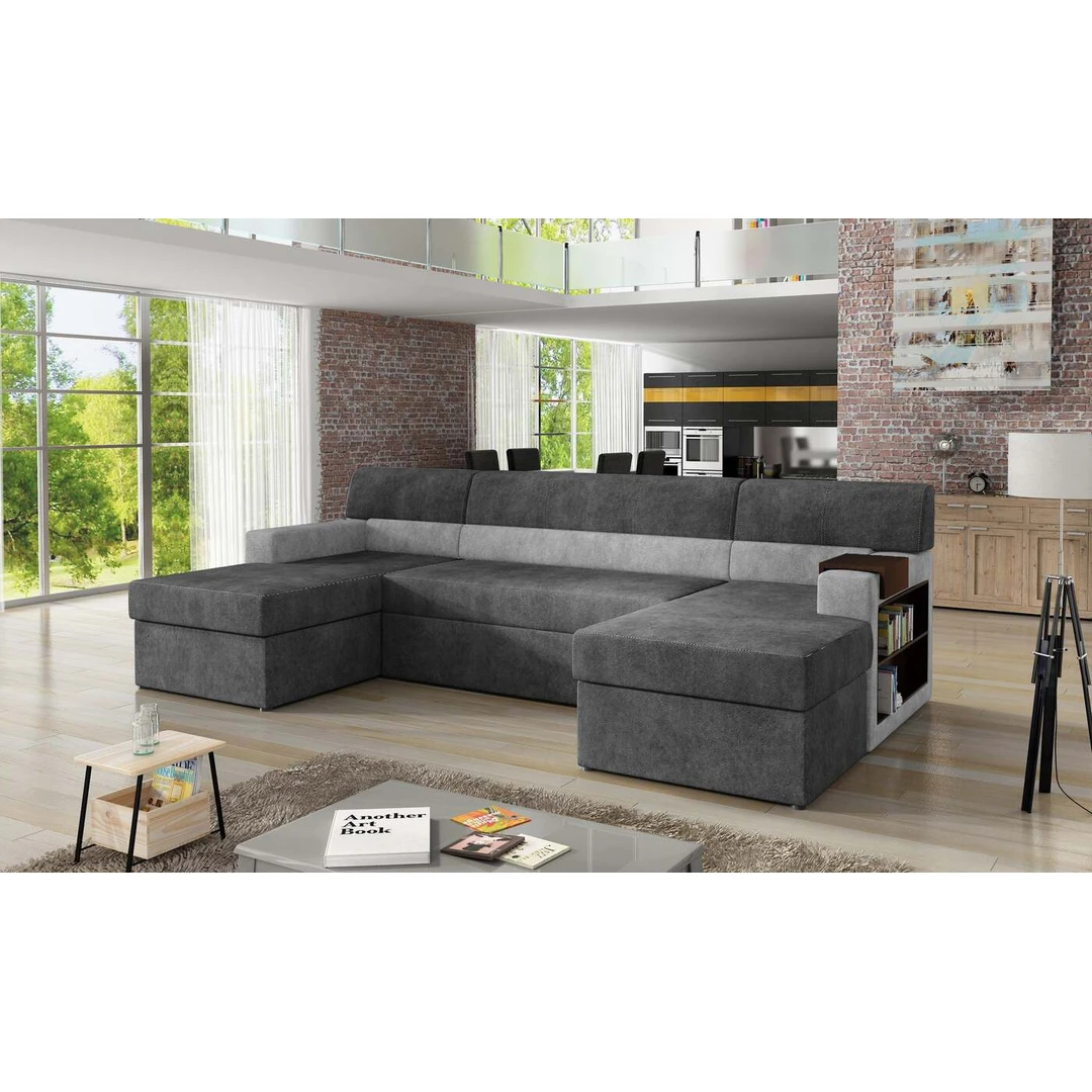 Stilinga ir funkcionali kampinė sofa EL6416