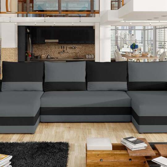 Sofa EL6735 - U formos minkšti kampai