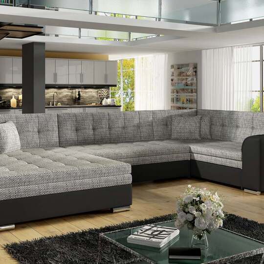 Sofa EL6798 - U formos minkšti kampai