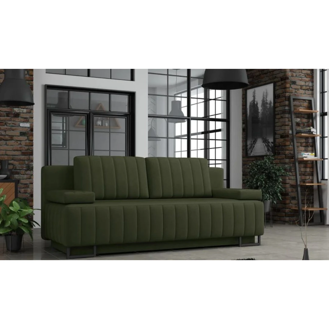 Patogi ir stilinga sofa-lova su miegama funkcija