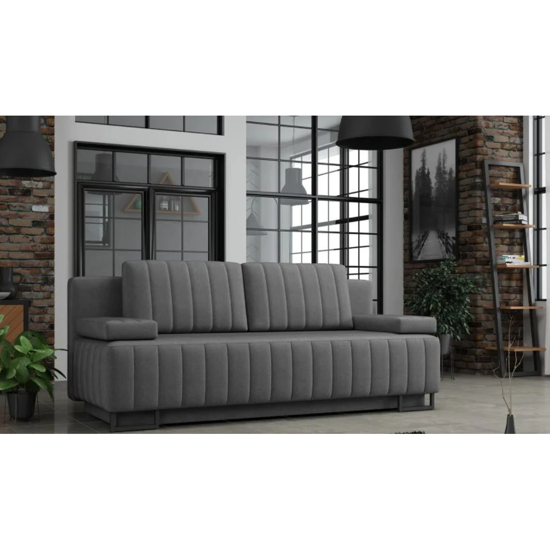 Patogi stilinga sofa-lova su miegama funkcija