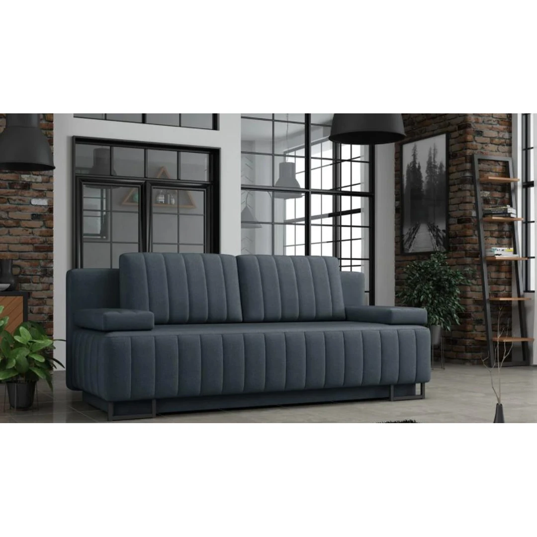 Patogi stilinga sofa-lova su miegama funkcija