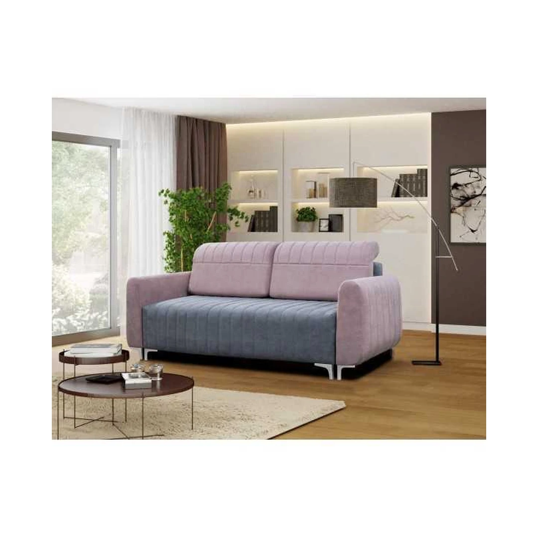 Erdvus sofos lova AS 21 su miegojimo funkcija ir patalynės dėže