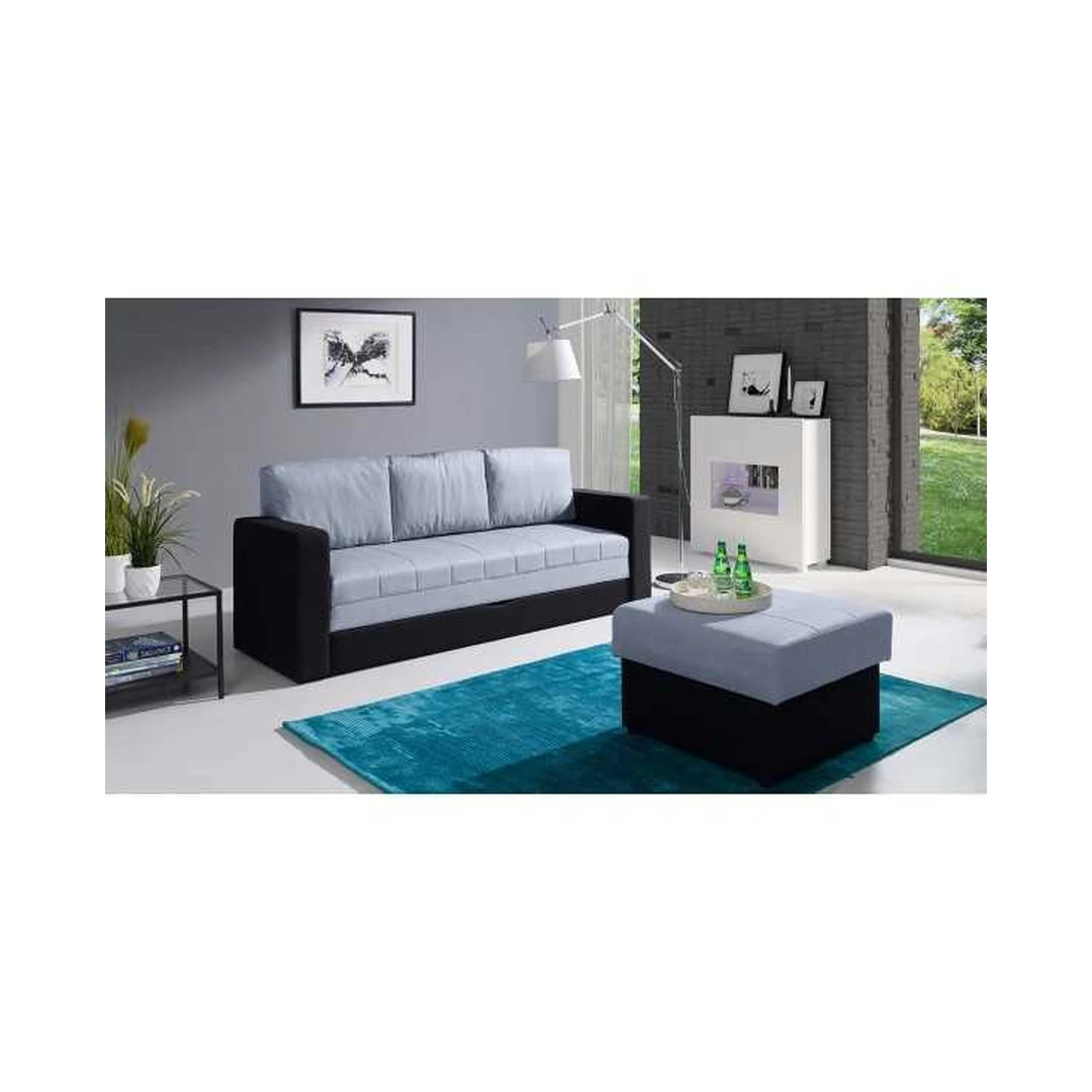 Ergonominė dviaukštė lova su miego funkcija ir patalynės konteineriu