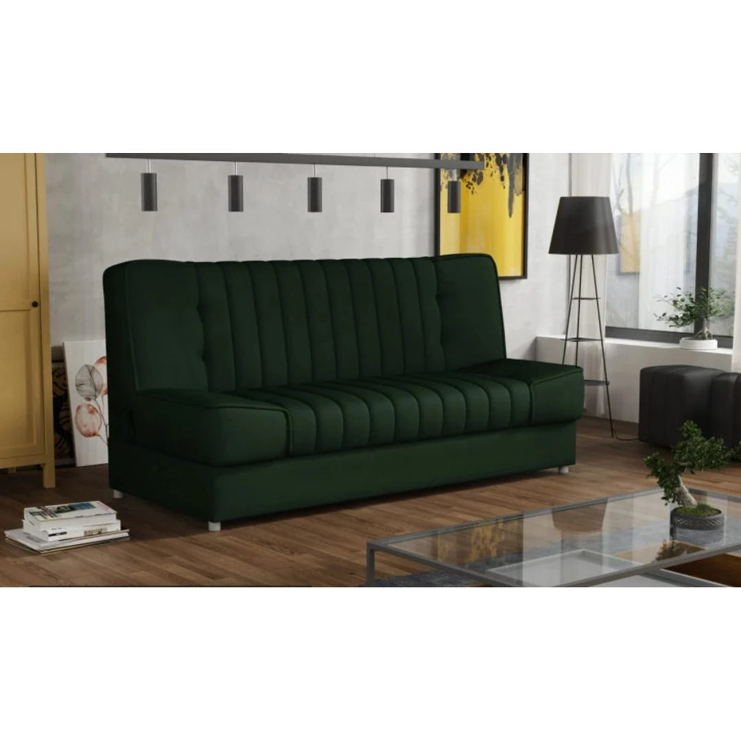 Įvairių spalvų sofos lovos su miegama funkcija