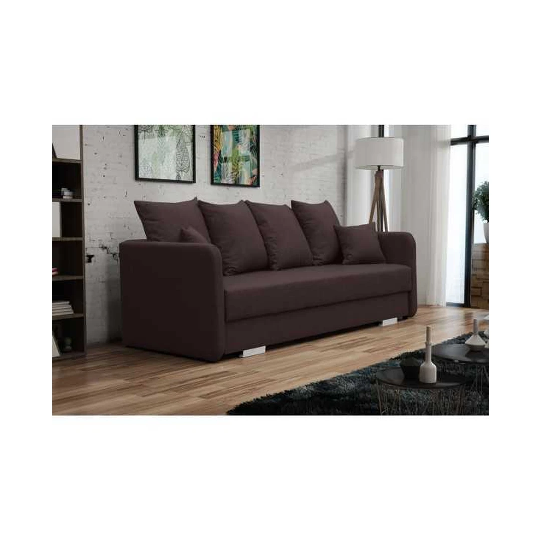 Ergonomiškas miegamasis su miego funkcija ir patalynės konteineriu