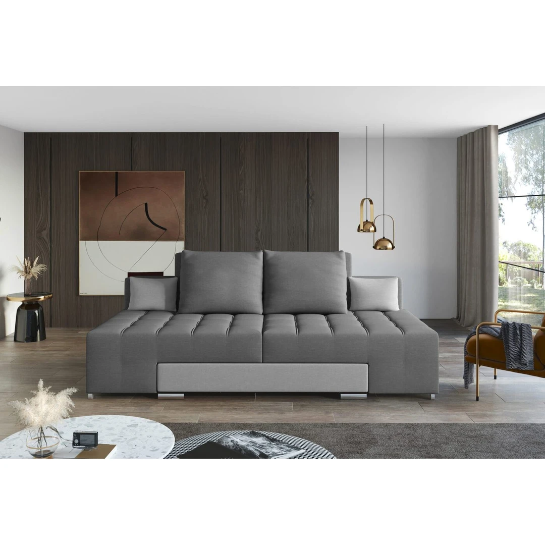 Ergonomiška sofą-lova su miegamąja dalimi